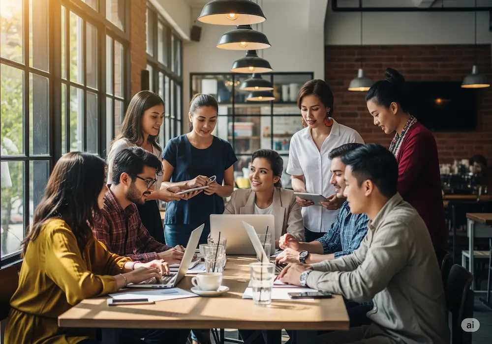 people working at south jakarta
