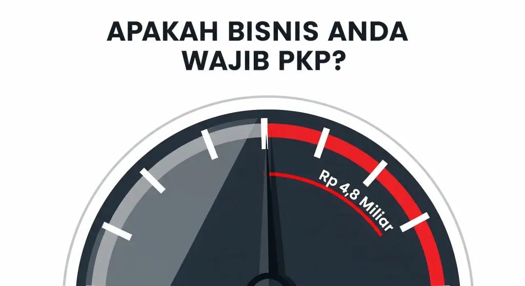 Batas omzet Rp 4,8 Miliar setahun yang mewajibkan pengusaha untuk dikukuhkan sebagai PKP.