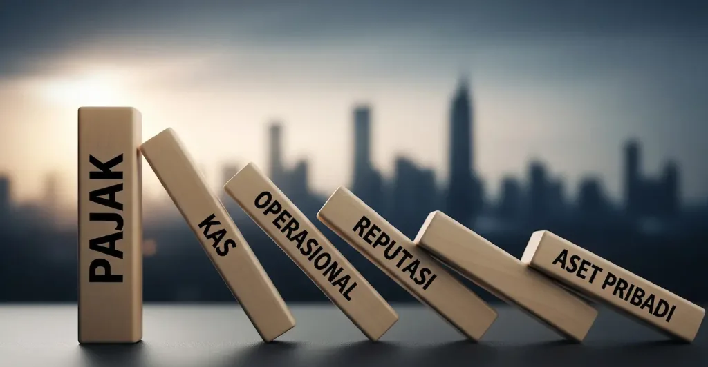 Efek domino dari risiko fatal mengabaikan kepatuhan pajak bagi pengusaha di Jakarta.