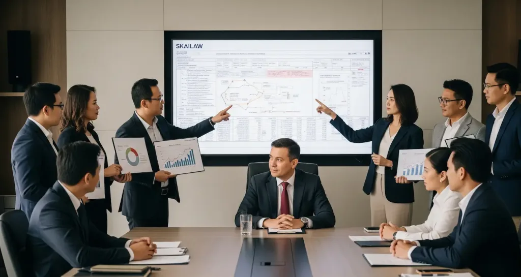 Tim konsultan pajak dan hukum terintegrasi dari Skailaw memberikan solusi M&A yang komprehensif.