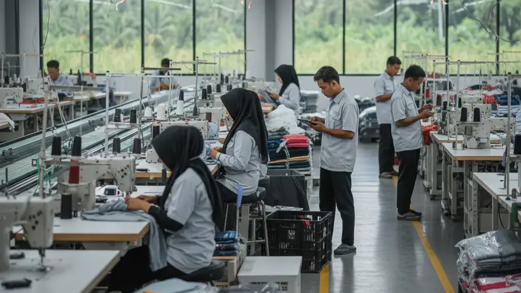 Operasional pabrik industri manufaktur Indonesia dan kepatuhan pajak.