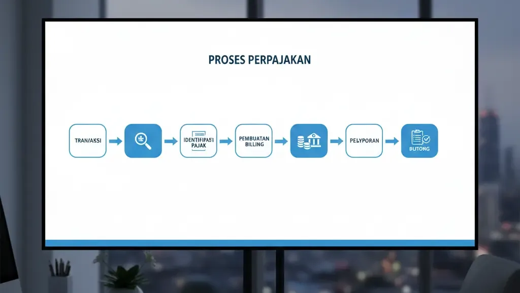 Alur proses pemotongan dan pelaporan pajak perusahaan pph 21 23.