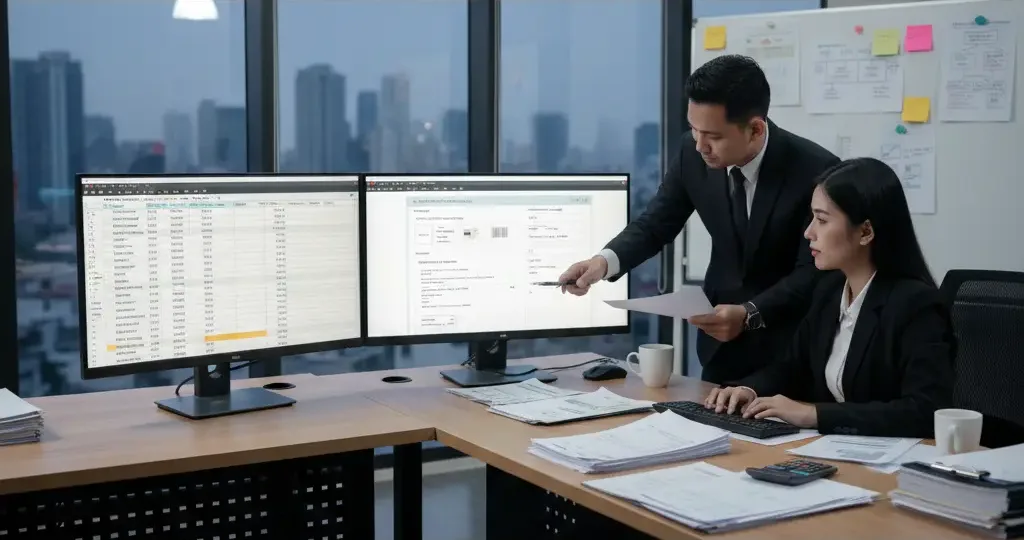 Kepatuhan pelaporan pajak sewa di aplikasi e-bupot unifikasi.