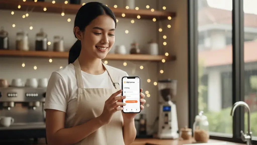 Pemilik umkm indonesia membayar pajak online via djp.