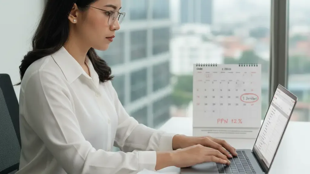 Persiapan sistem e-faktur untuk kenaikan tarif ppn 12 persen tahun 2025.