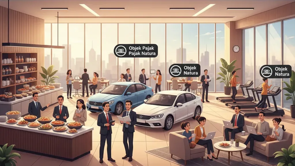 Fasilitas kantor yang menjadi objek pajak natura dan kenikmatan.