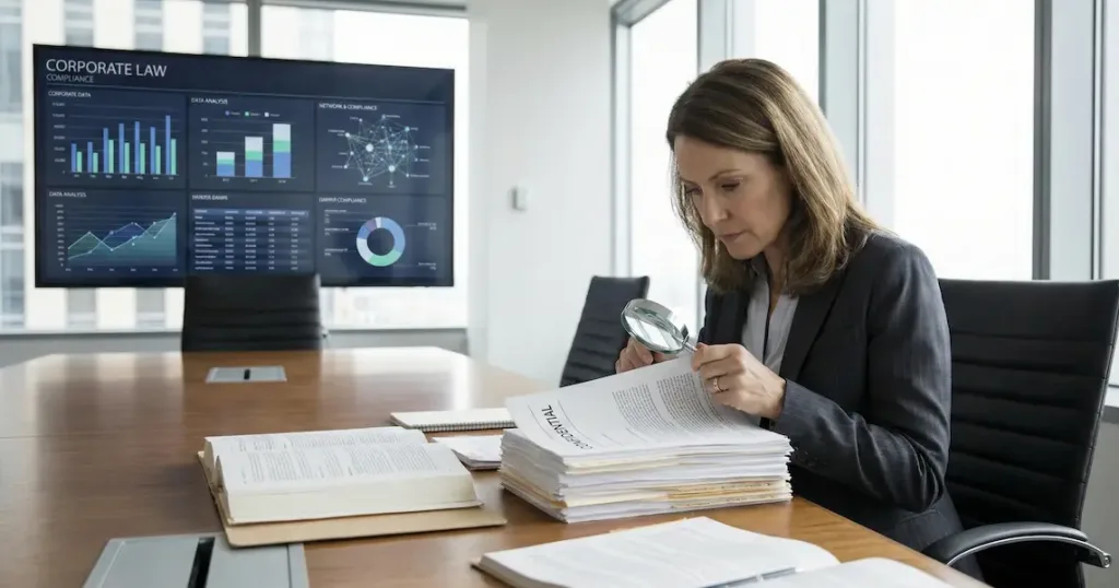 Proses legal due diligence uji tuntas hukum perusahaan indonesia.