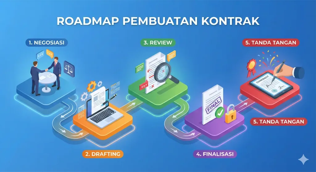 Cara membuat kontrak bisnis langkah demi langkah indonesia.