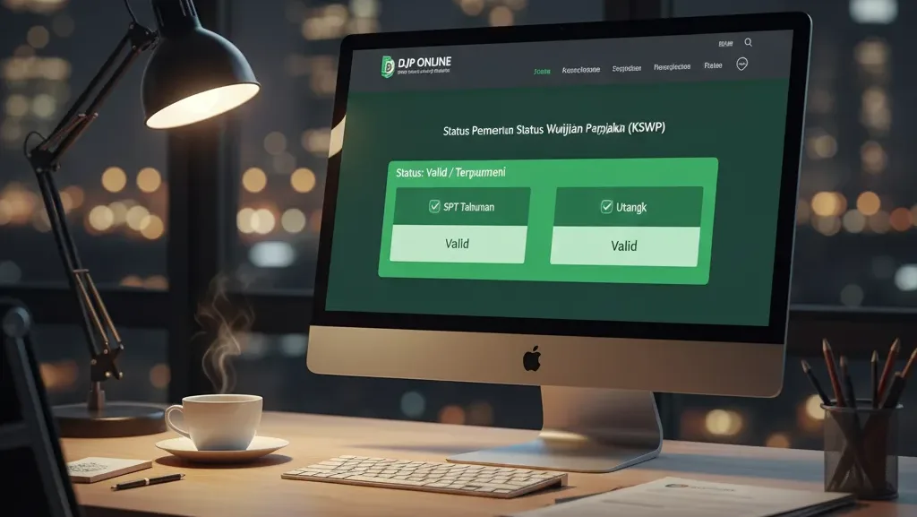Status valid konfirmasi status wajib pajak kswp untuk skf.