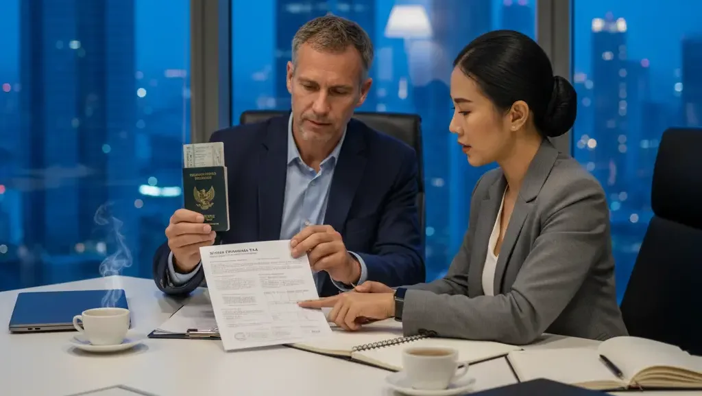 Diskusi penentuan status subjek pajak dalam negeri bagi ekspatriat.