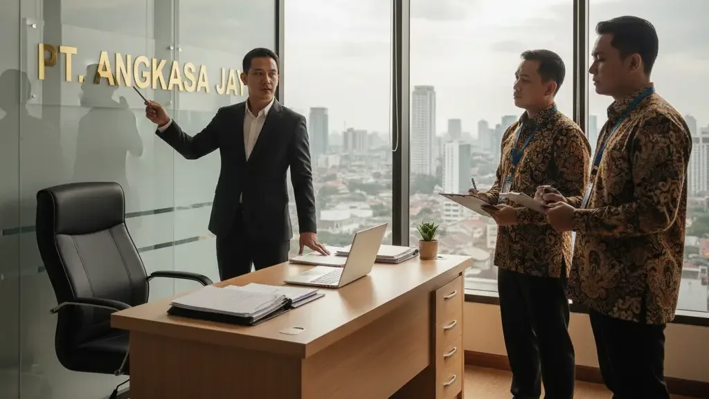 Survei pengukuhan pkp di virtual office skaiwork scbd.