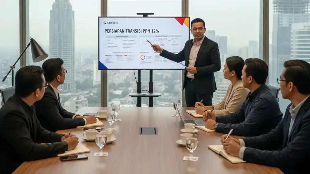 Workshop persiapan transisi kenaikan tarif ppn 12 persen untuk perusahaan.