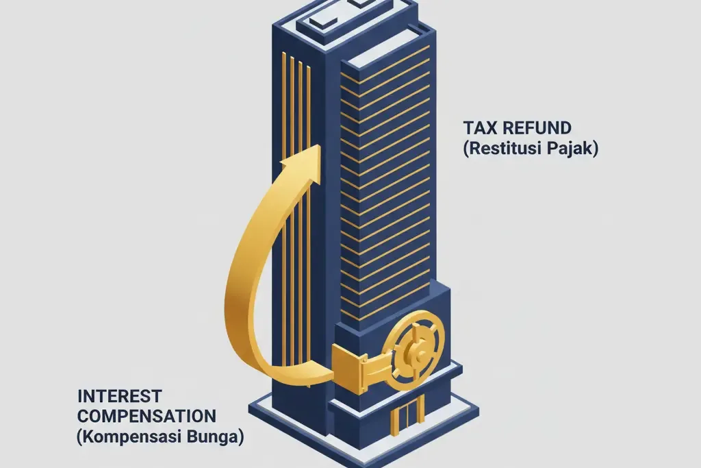 Ilustrasi mekanisme eksekusi putusan Mahkamah Agung pajak dan pemulihan aset perusahaan.