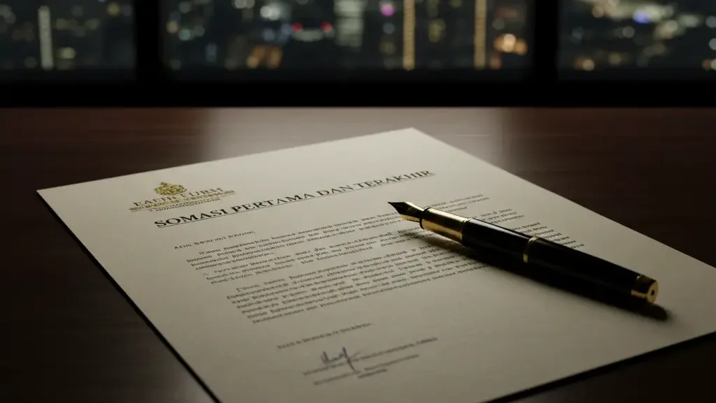 Contoh Surat Somasi Wanprestasi: Anatomi Teguran Hukum yang Efektif dan Mengikat