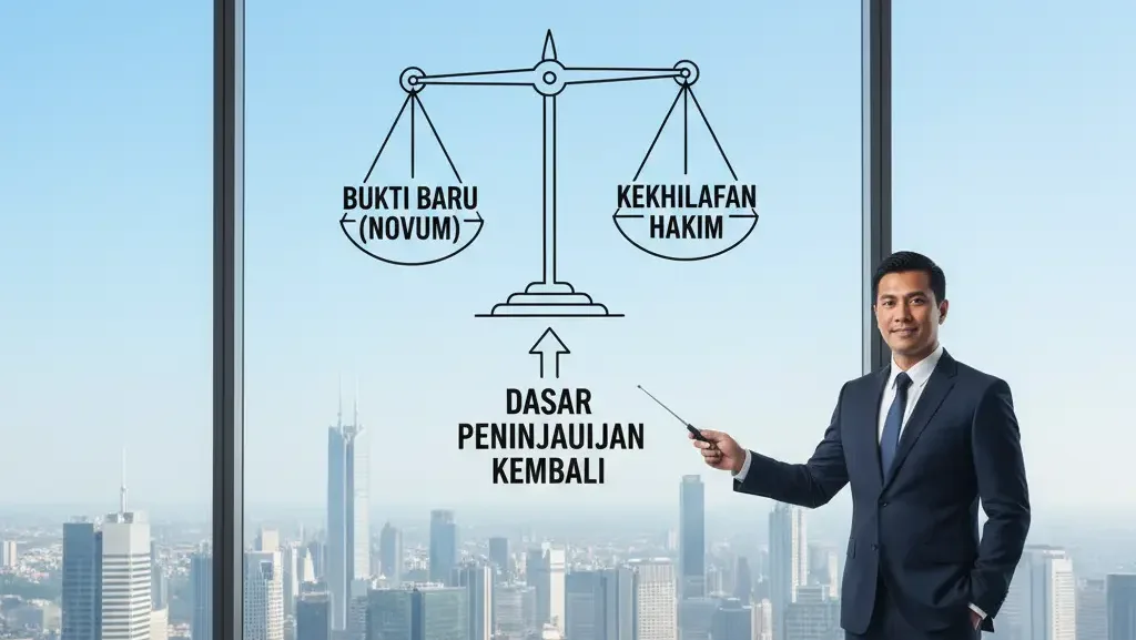 Dua alasan mutlak pengajuan Peninjauan Kembali (PK) pajak: Novum dan Kekhilafan Hakim.