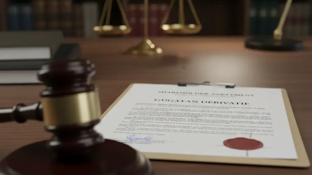 Dokumen gugatan derivatif sebagai instrumen hukum perlindungan pemegang saham minoritas.