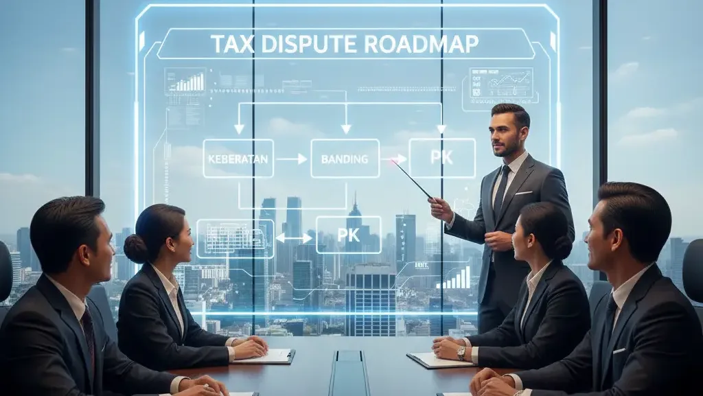 Peta jalan dan mekanisme penyelesaian sengketa pajak korporasi yang dijelaskan oleh ahli Skailaw Tax.