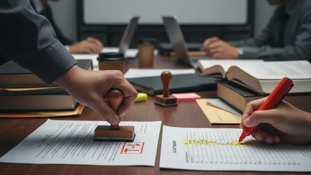 Persiapan dan pelabelan bukti surat untuk tahapan pembuktian sidang perdata.