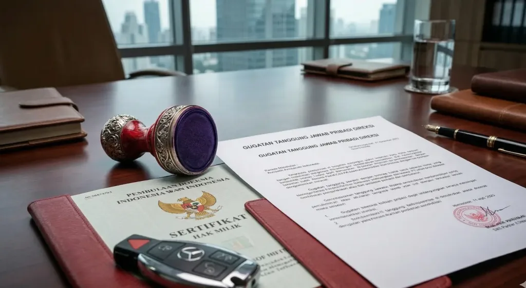 Konsep tanggung jawab renteng hingga ke harta pribadi direksi akibat kelalaian atau iktikad buruk dalam memimpin perusahaan.