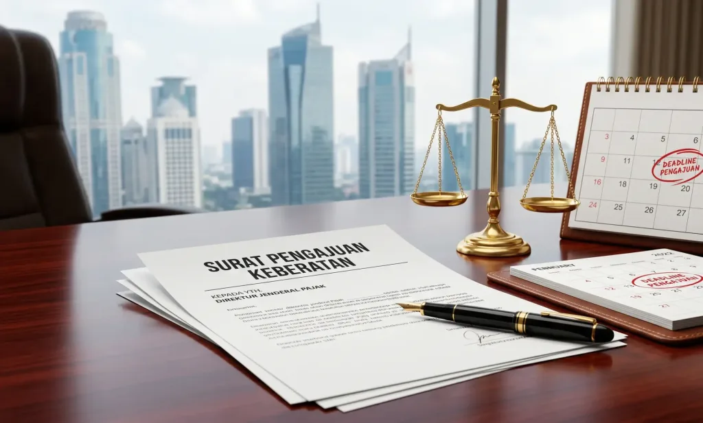Dokumen dan kalender batas waktu dalam proses pengajuan keberatan pajak.