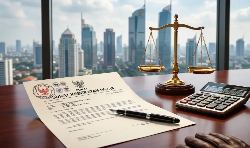 Dokumen pengajuan surat keberatan pajak atas SKPKB.