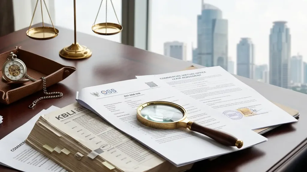 Penelaahan forensik atas dokumen Nomor Induk Berusaha (NIB) dan direktori KBLI virtual office sebagai syarat mutlak menembus algoritma perizinan negara.