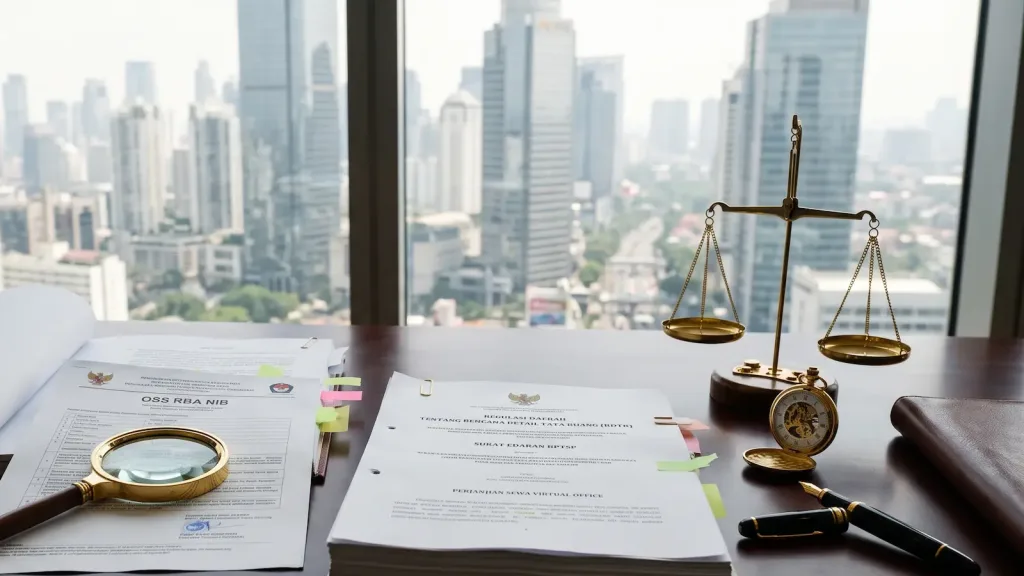 Penelaahan forensik atas dokumen Nomor Induk Berusaha (NIB) dan regulasi peruntukan tata ruang sebagai syarat mutlak kepatuhan peraturan virtual office tingkat makro.